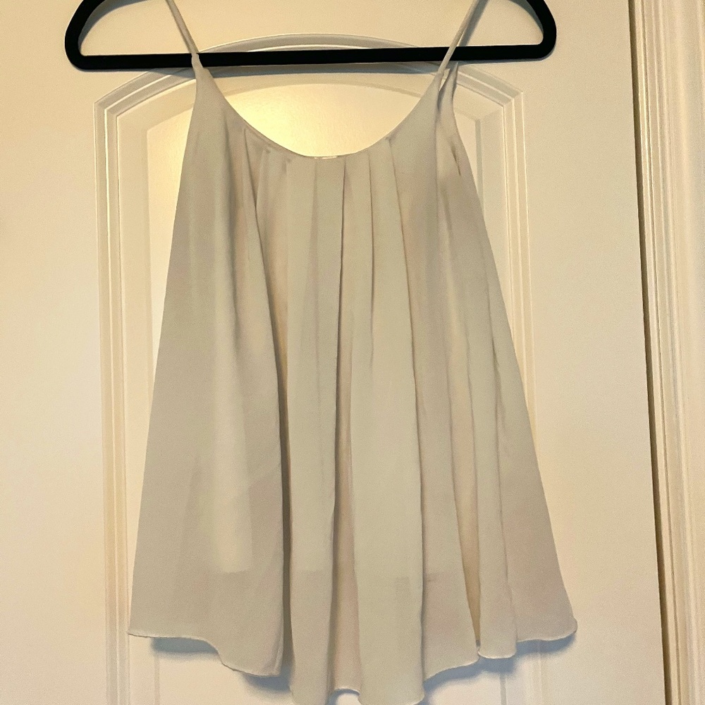 Papaya | Chiffon White Blouse